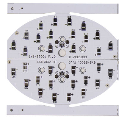 Fahrzeug-Licht starke 2.0mm einseitige Leiterplatte PCBs-Runden-LED