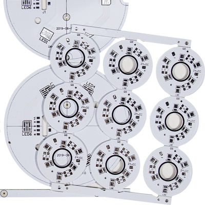 Weiße Lötmittel-Maske einseitiges AluminiumpCBs SMT für LED-Beleuchtung